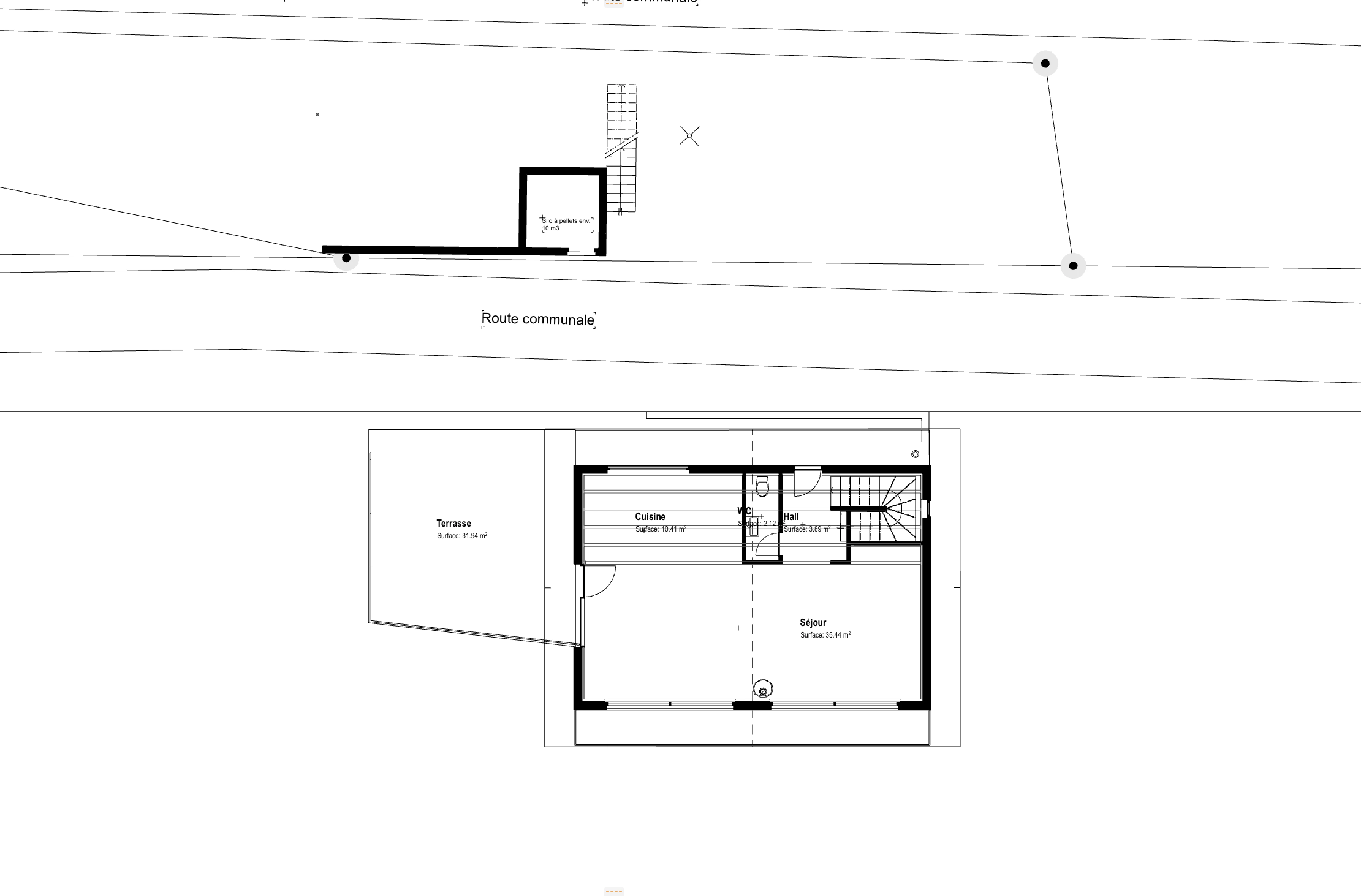 plan du chalet